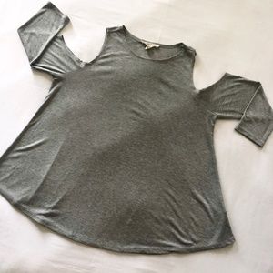 FOREVER 21 Casual Cold Shoulder Loungewear Top